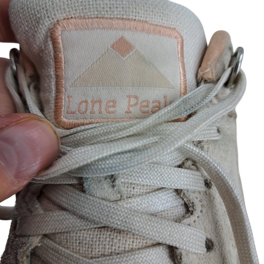 Altra Lone Peak Alpine Trail Running Sneakers Size 7 Hiking Suede Beige Outdoor - Picture 12 of 15